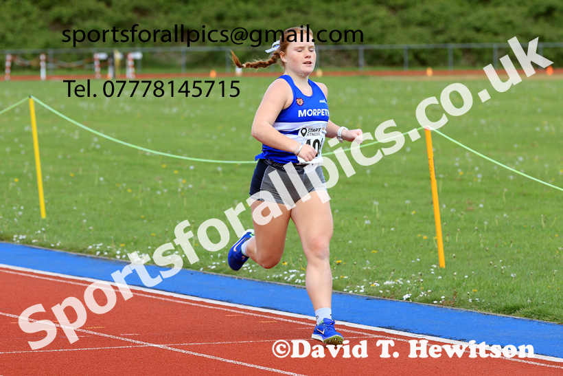 1500 metres, 2026 North Eastern Track and Field Champs, Shildon, County Durham. Photo: David T. Hewitson/Sports for All Pics